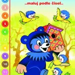 Baribal – Maluj podle čísel - Omalovánky A5 - Kateřina Miler