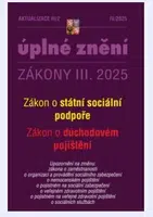 Aktualizace III/2 2025 - Zákon státní sociální podpoře