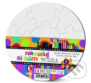 Namaluj si sám puzzle kruh