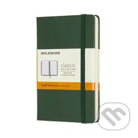 Moleskine - zelený zápisník (pocket, linajkovaný)