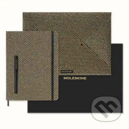 Moleskine - zberateľský set Shine zlatistý v darčekovej krabici