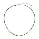 Evolution Group - Pavona Ocelový náhrdelník se zelenými korálky 42012.3 green