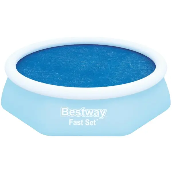 BESTWAY 58060 - Solarní plachta na bazén 210 cm modrá kulatá