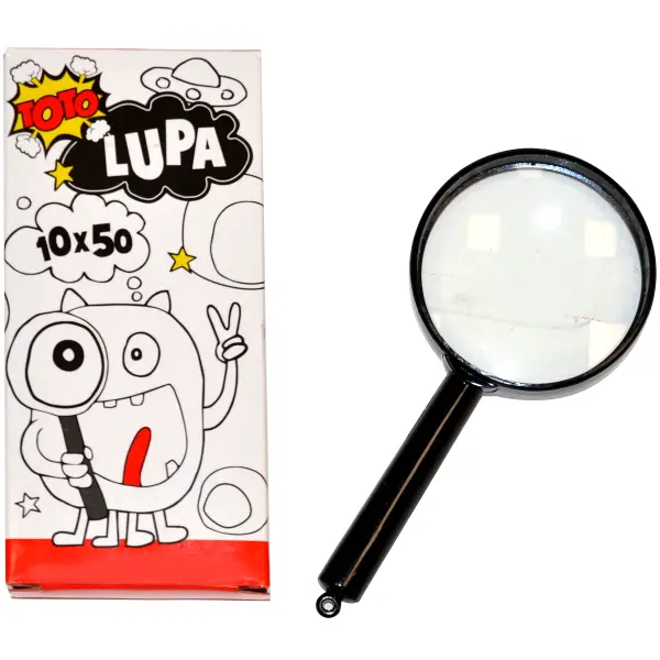 Lupa 10x50 mm