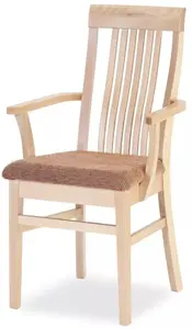 MI-KO Jídelní křeslo Takuna buk masiv, látka
