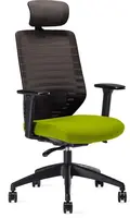 SETULO Kancelářská židle KUMA zelená s opěrkou hlavy