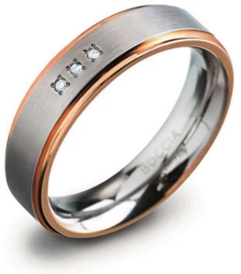 Boccia Titanium Titanový snubní prsten 0134-02 62 mm