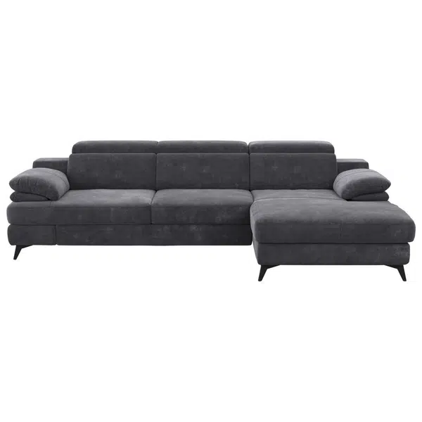 Livetastic ROHOVÁ SEDAČKA, textil, tmavě šedá