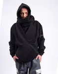 ONE OF XX Sheltersuit Scarf Hoody Black L