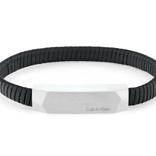 Calvin Klein Elegantní kožený náramek pro muže Magnify 35100012
