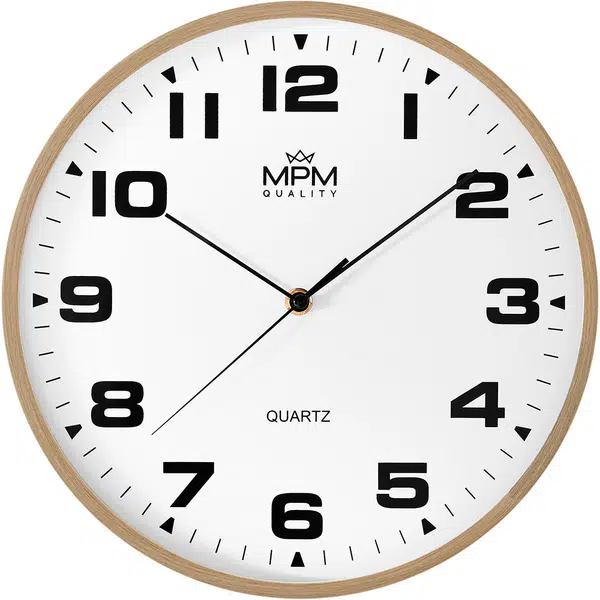MPM Quality Designové plastové hodiny Madera E01.4462.5100