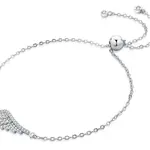 MOISS Módní stříbrný náramek s andělským křídlem B0000440