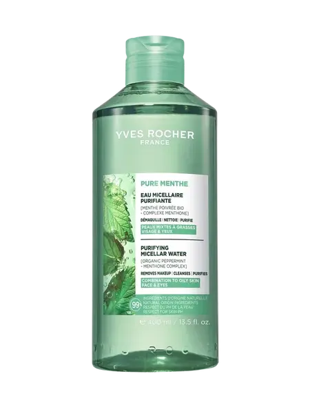 YVES ROCHER Pure Menthe, Čisticí micelární voda 400 ml