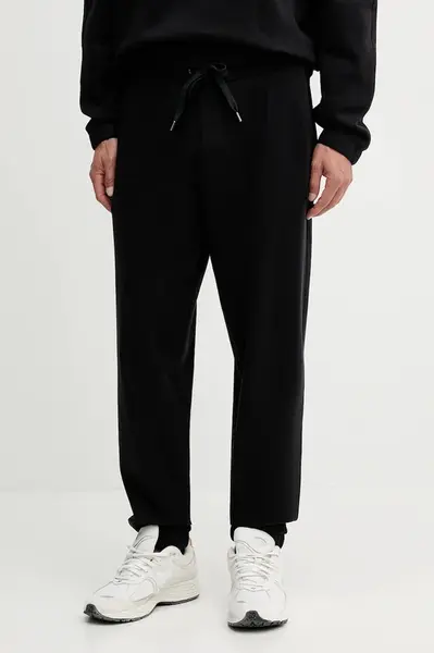 Bavlněné tepláky BOSS pánské, černá barva, 50544109