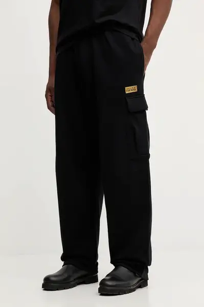 Bavlněné tepláky Versace Jeans Couture