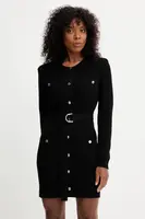 Šaty Liu Jo černá barva, mini, MF5371 MS99E