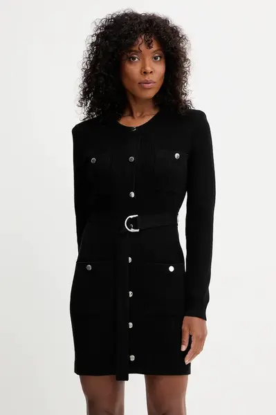Šaty Liu Jo černá barva, mini, MF5371 MS99E