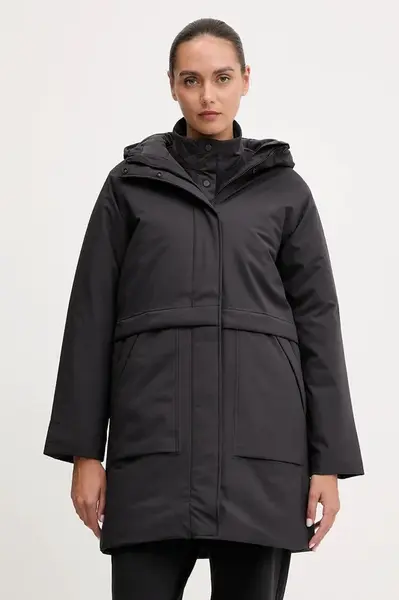 Bunda Jack Wolfskin WINTERTIDE černá barva, zimní, A65070