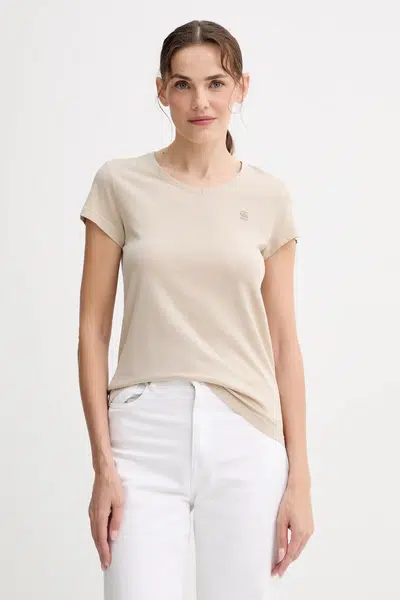 Bavlněné tričko G-Star Raw dámské, černá barva, D24533-4107