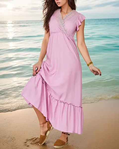 Resti Women's long dress with lace