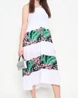 Resti Women's white floral midi dress - Clothing