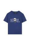 Dětské bavlněné tričko Karl Lagerfeld