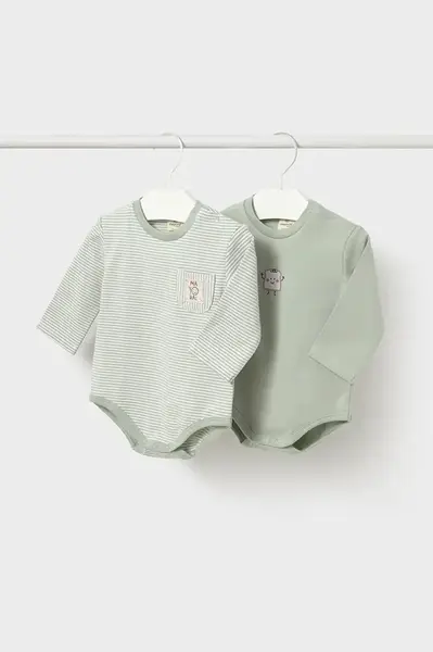 Mayoral Newborn body dětské s bavlnou 2-pack