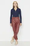 Dámské kalhoty Trendyol Leather
