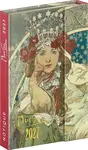 Týdenní magnetický diář Alfons Mucha 2027, 11 x 16 cm