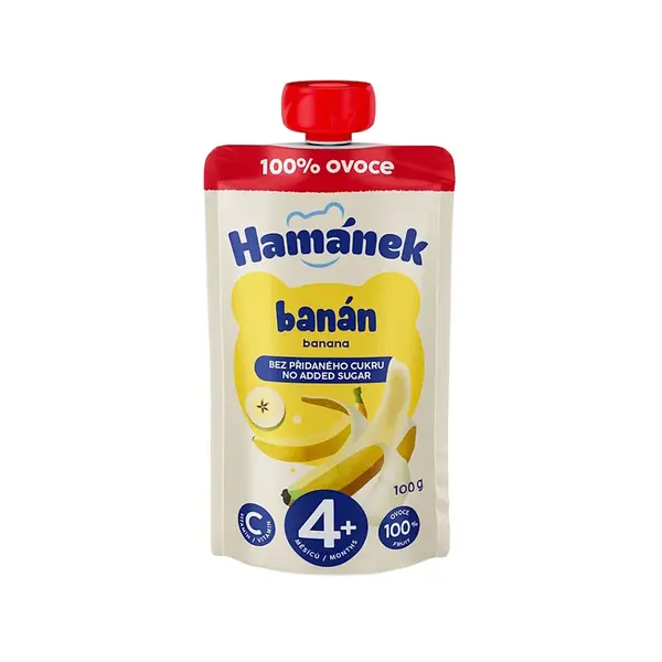 HAMÁNEK Kapsička banán 4m+ 100 g