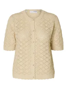 SELECTED Kardigán 'SLFSofia'  béžová