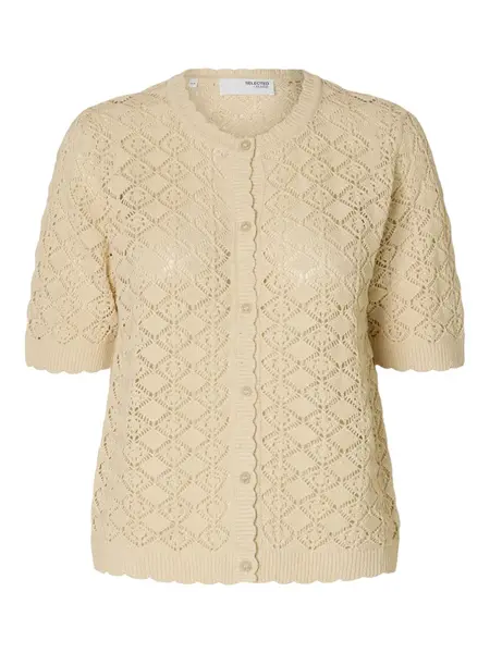 SELECTED Kardigán 'SLFSofia'  béžová