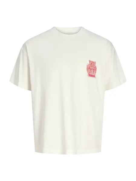 Jack & Jones Junior Tričko 'JORARGOS'  melónová / biela