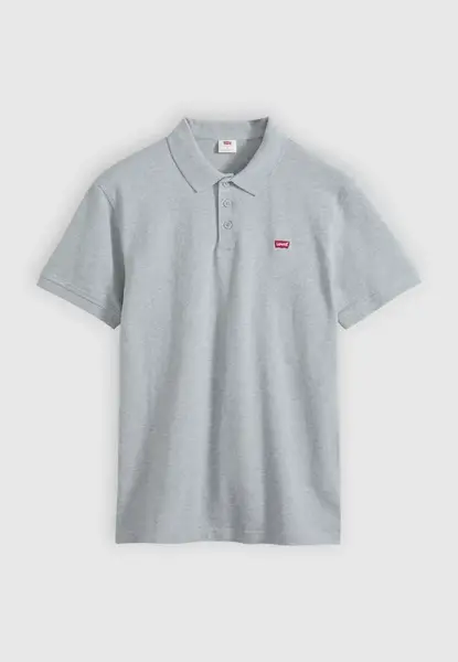 LEVI'S ® Tričko  sivá melírovaná / červená / biela