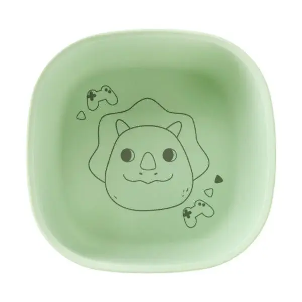 SKIP HOP Miska silikonová Besties Squad Green, 2r+