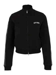 Gap Tall Tepláková bunda  čierna / biela