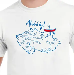 Vodácké tričko Ahoooj!, XL