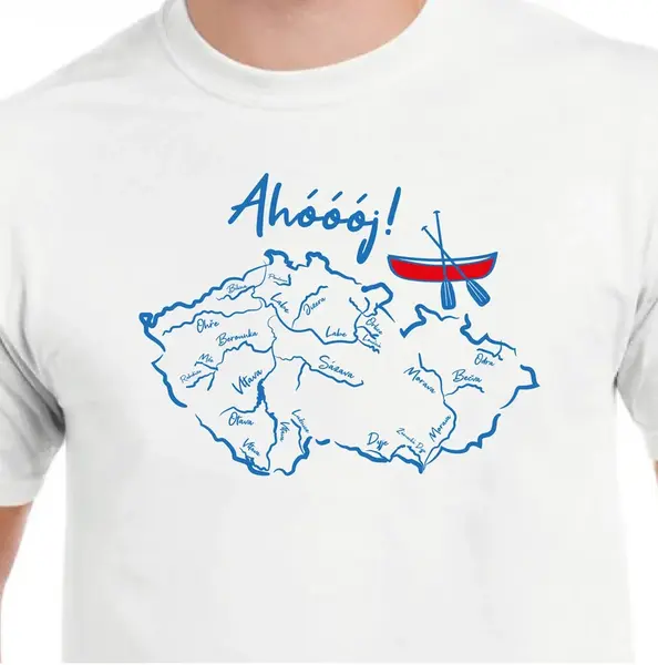 Vodácké tričko Ahoooj!, XL