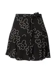 Urban Classics Sukňa  čierna / biela