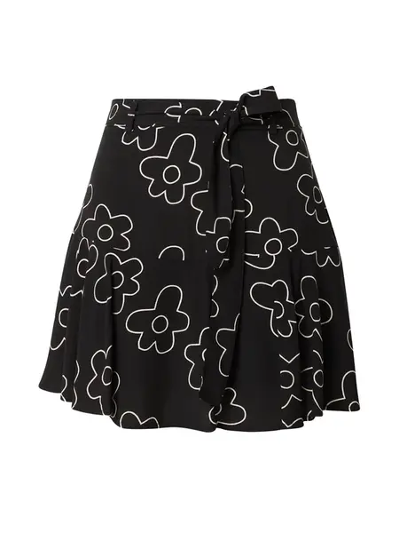 Urban Classics Sukňa  čierna / biela