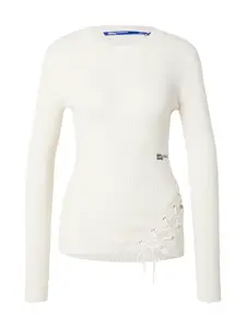 KARL LAGERFELD JEANS Sveter  krémová / čierna