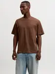 JACK & JONES Tričko  hnedá / čierna
