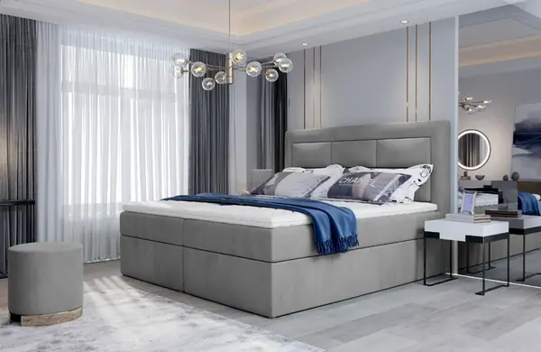 Boxspring Vivre Rozměr: 160 x 200 cm, látka: Monolith 84