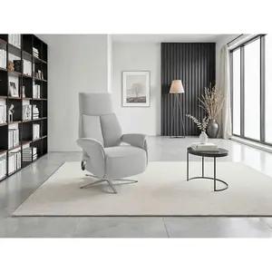 Sit & More RELAXAČNÍ KŘESLO, textil, barvy stříbra
