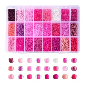 288G 24 Colors Glass Seed Beads