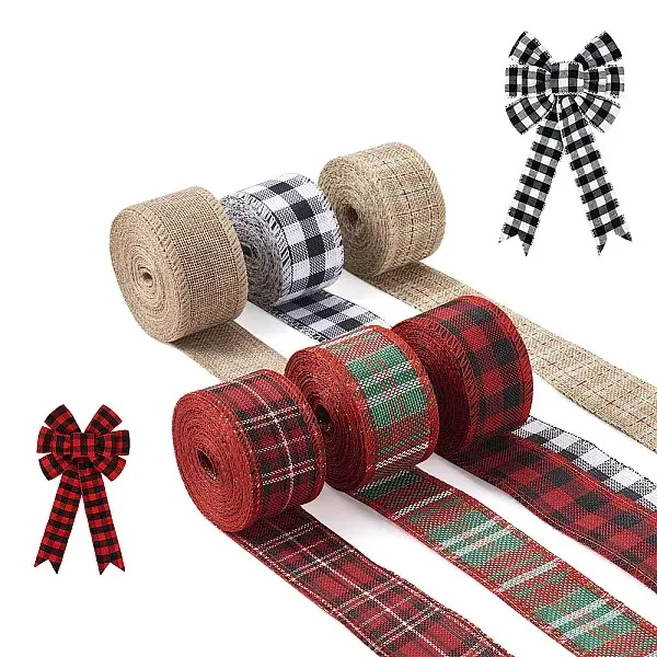 6 rolls 6 Style Polyester Ribbons