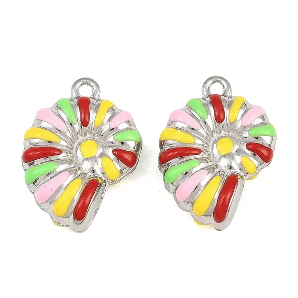 304 Stainless Steel Enamel Pendants