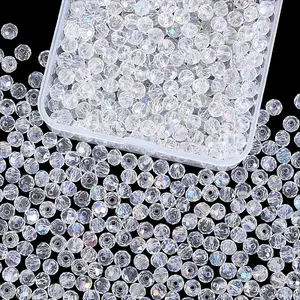 1500Pcs Electroplate Glass Beads