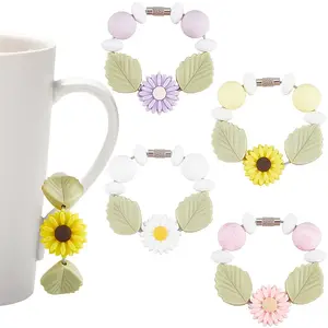 4Pcs Silicone Cup Charms