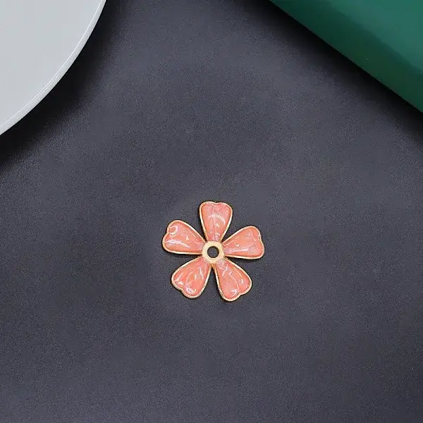 Alloy Enamel Bead Caps